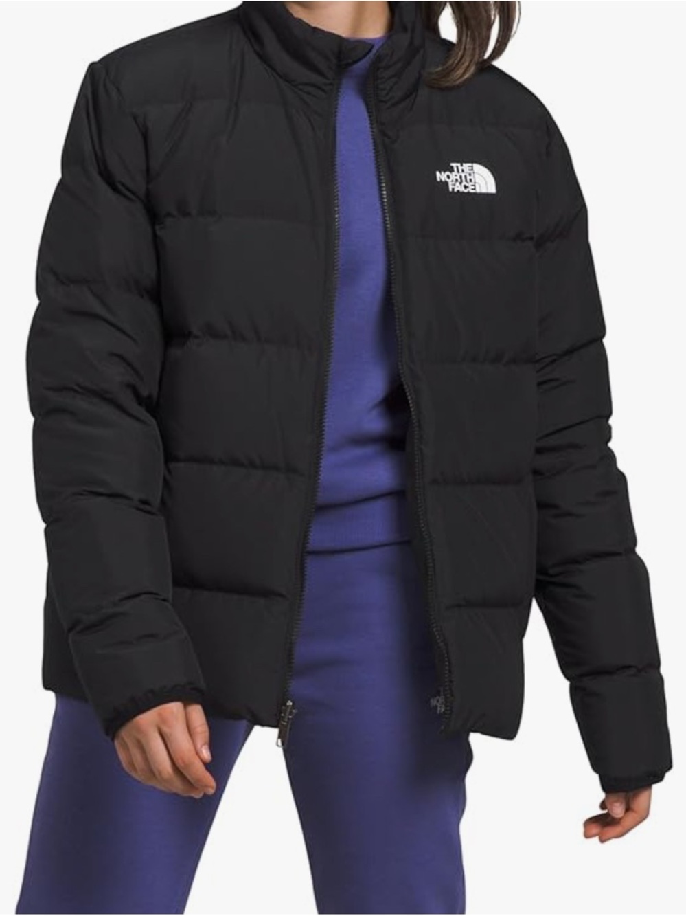 The North Face teeni's Black Quilted Puffer Jacket